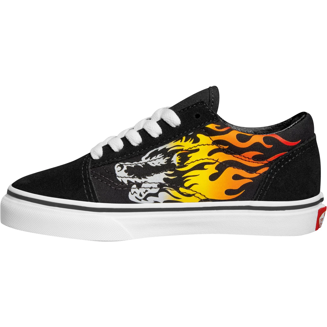 Outlet π Vans Boys Old Skool Ferocious Flame Athletic π Shoes π - Image 2