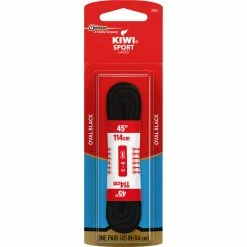 Discount ✔️ Kiwi Sport Oval Laces Black 45 In. 🎁