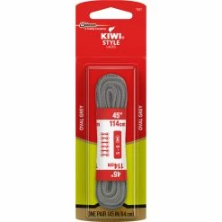 Discount 🔔 Kiwi Sport Oval Laces, Gray, 45 In, 1 Pair 🤩