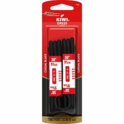 Coupon 👏 Kiwi Classic Round Black 36 In. Laces 2 Pk. 😍