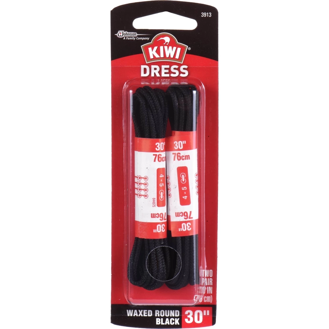 New ๐ Kiwi Classic Waxed Round 30 In. ๐ Dress Laces 2 Pk. ๐