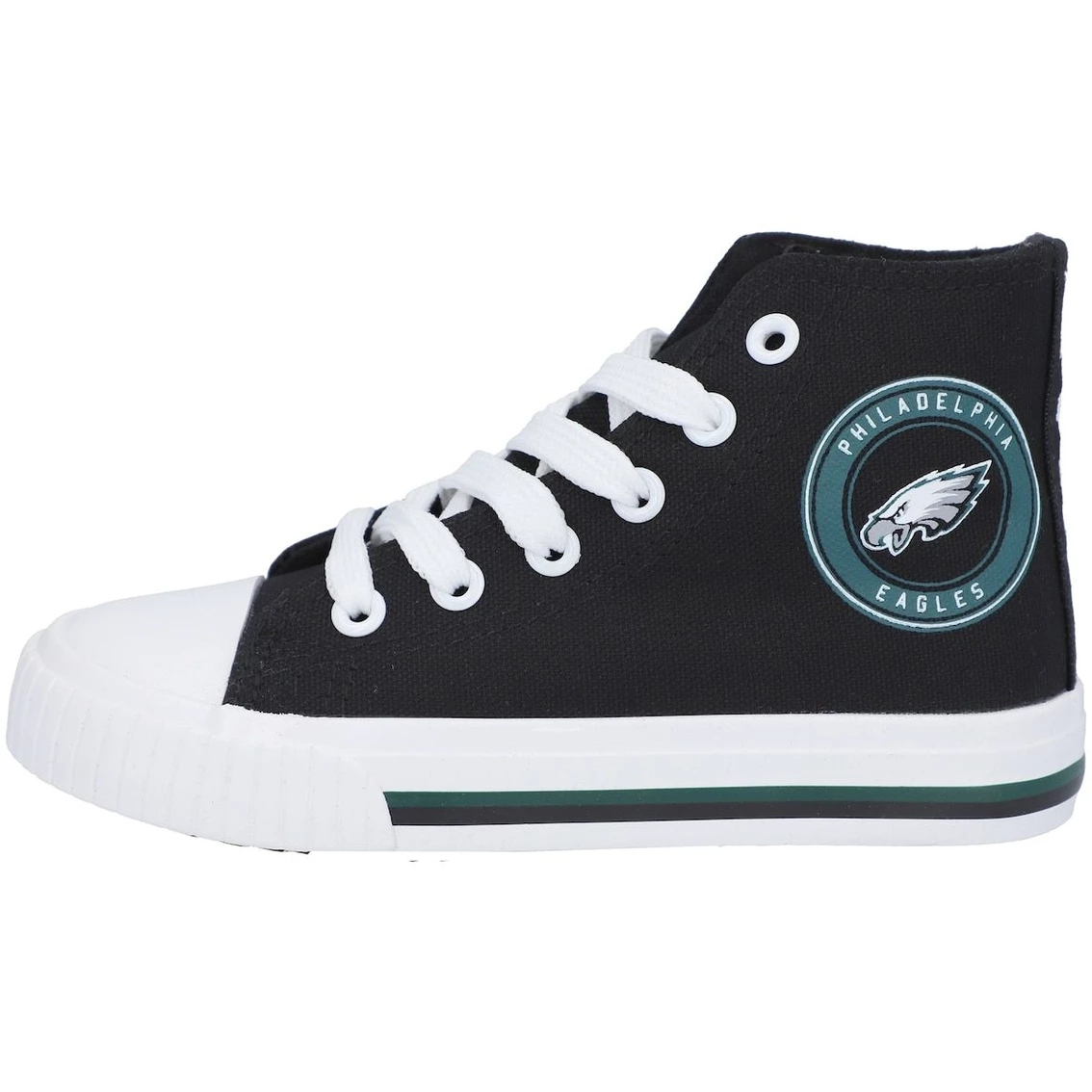 Brand new 𧨠Youth FOCO Philadelphia Eagles High Top Canvas π Shoe π₯° - Image 3