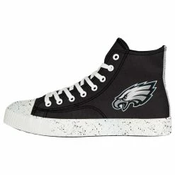 Budget 💯 Men's FOCO Philadelphia Eagles Paint Splatter High Top 👟 Sneakers 🥰