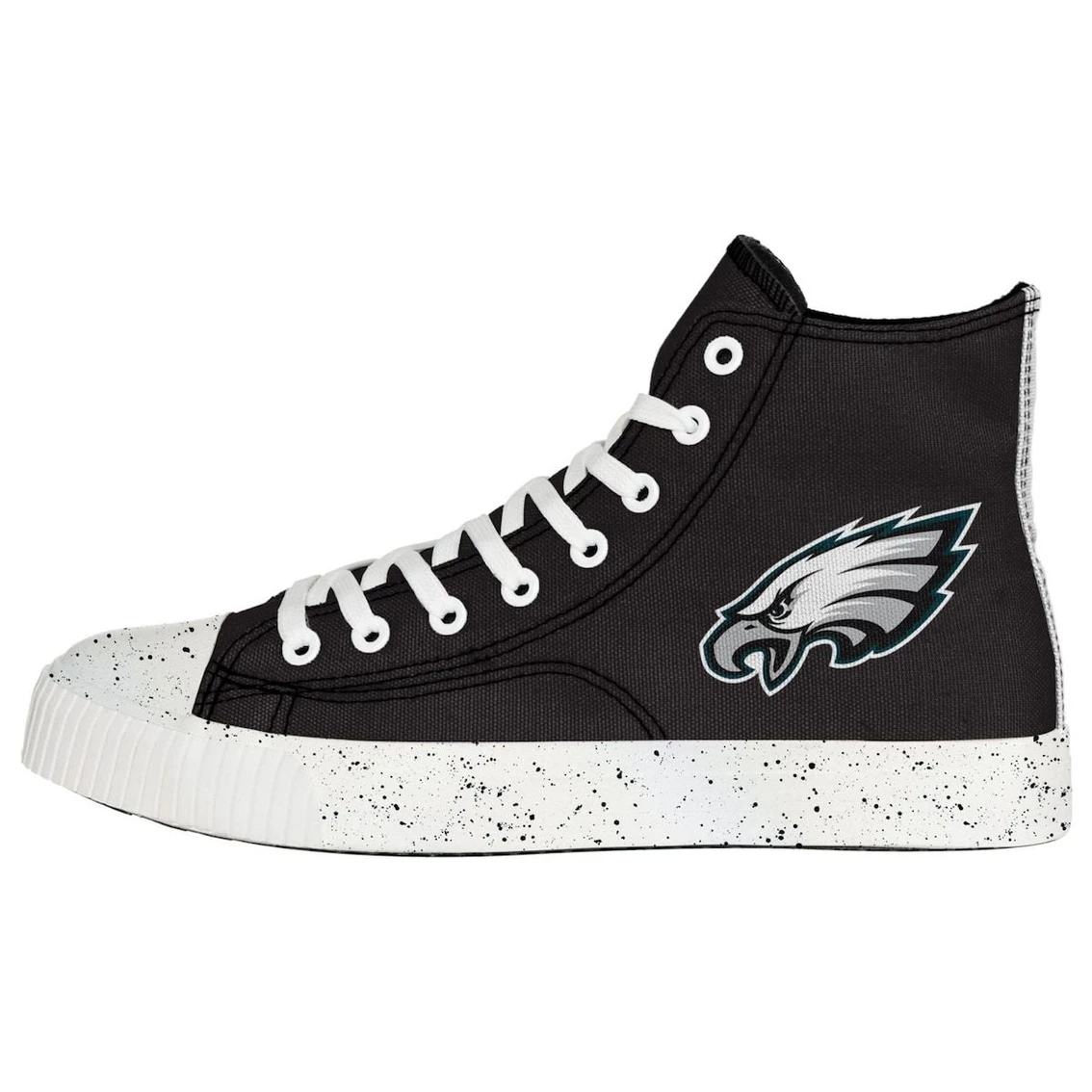 Budget π― Men's FOCO Philadelphia Eagles Paint Splatter High Top π Sneakers π₯° - Image 2