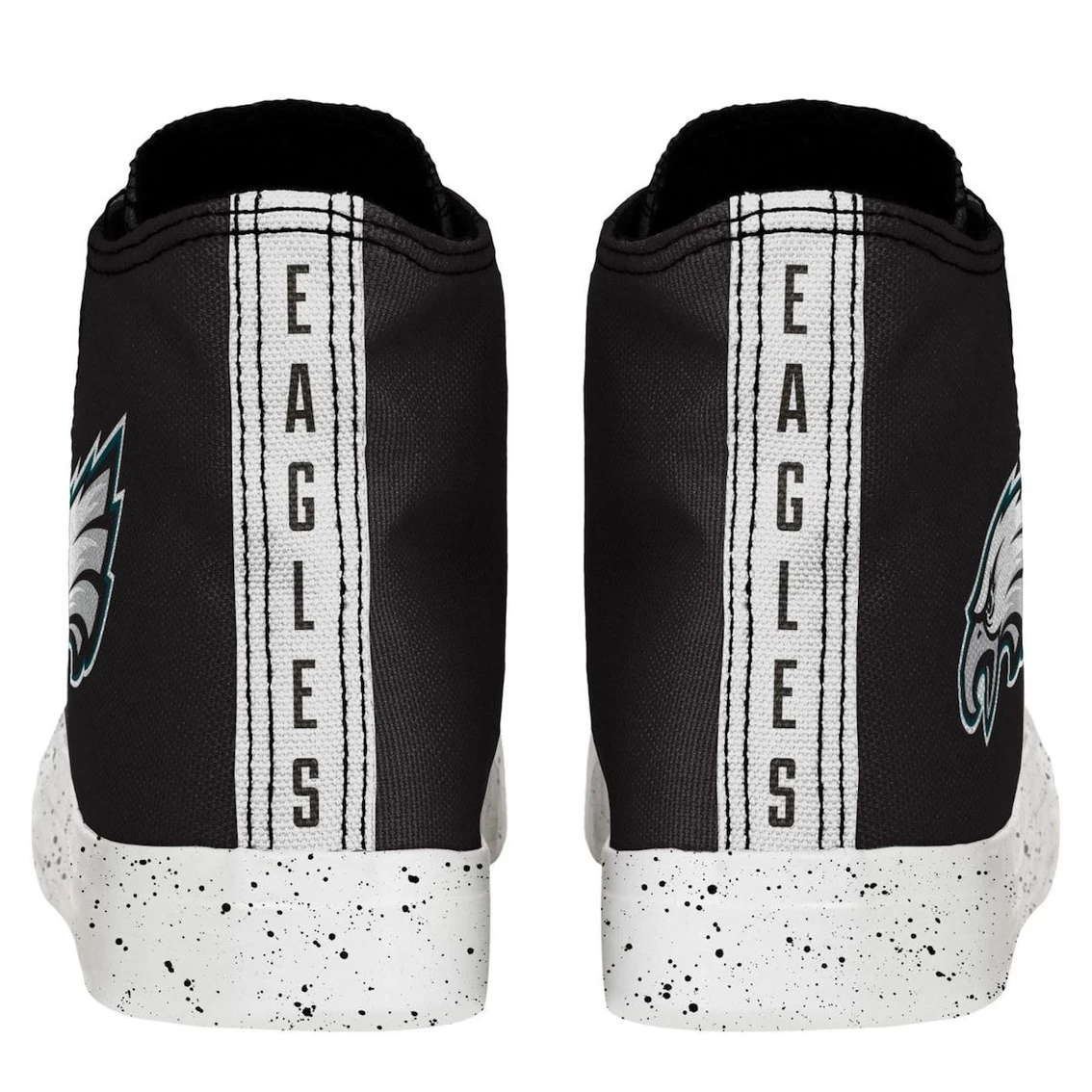Budget π― Men's FOCO Philadelphia Eagles Paint Splatter High Top π Sneakers π₯° - Image 4
